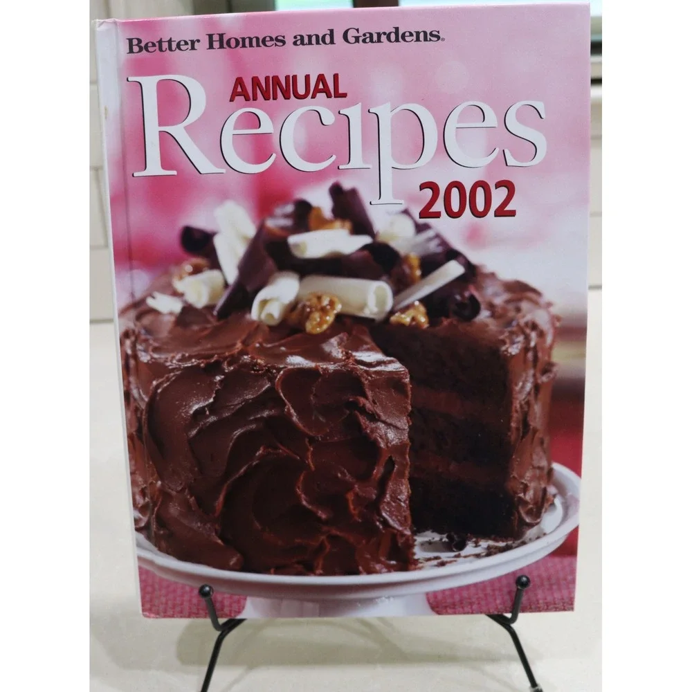 Better Homes and Gardens Annual Recipes 2002 Hardcover Cookbook Illustrated
